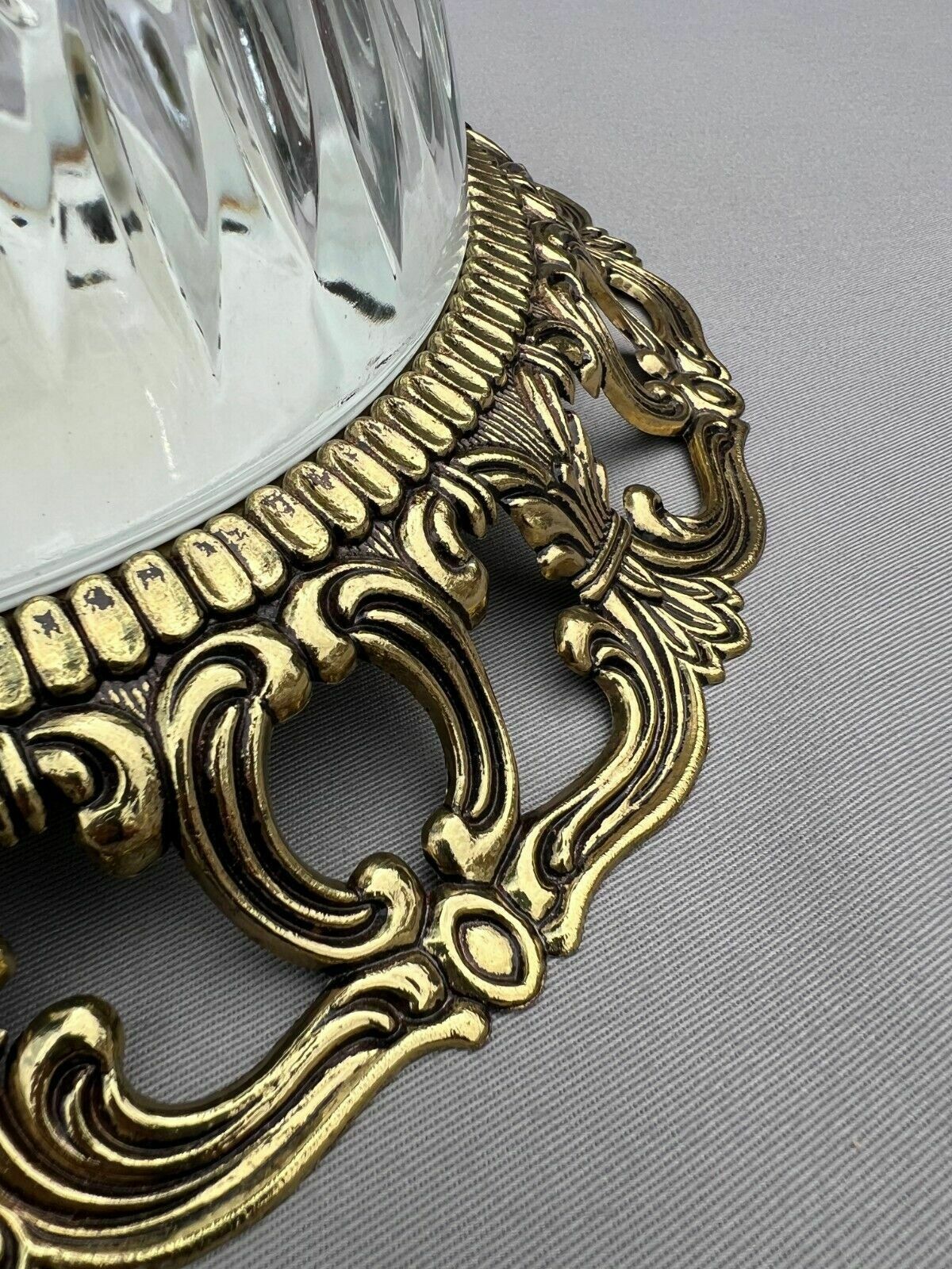 Stunning Ceiling Lamp Made Of Brass And Pressed Crystal Pendant Chandelier 6001 photo buy