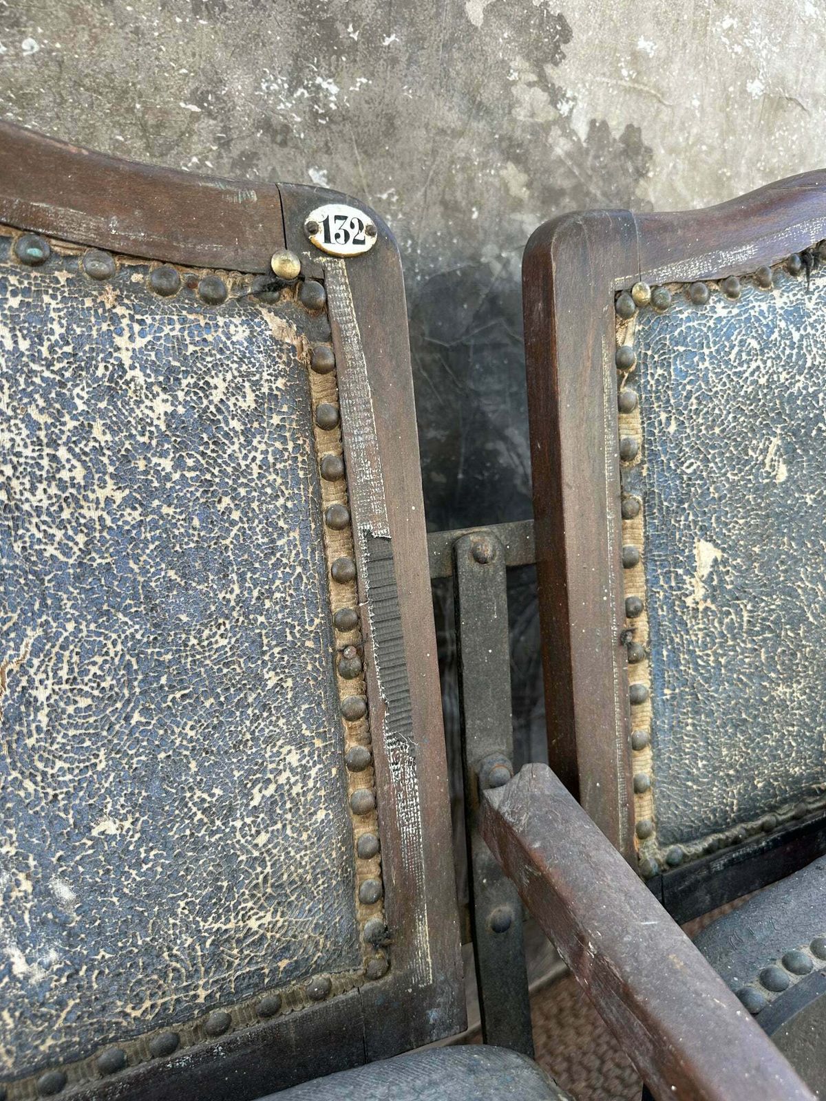 French Antique Cinema Folding Seats Set Of 4 True Roughluxe photo 995.0