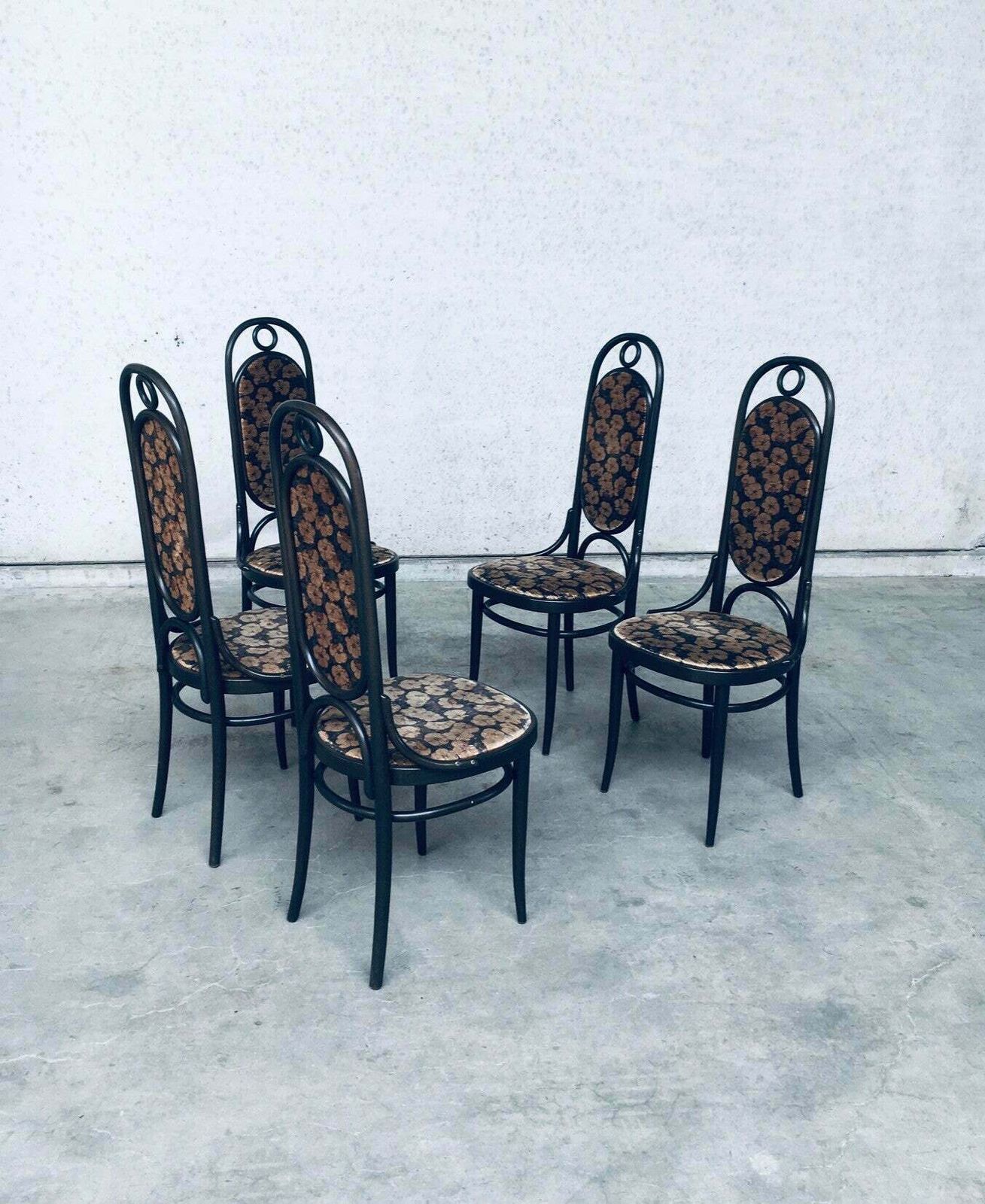 photo furniture Thonet 79 Model 207r "Long John" Dining Chairs, 1979