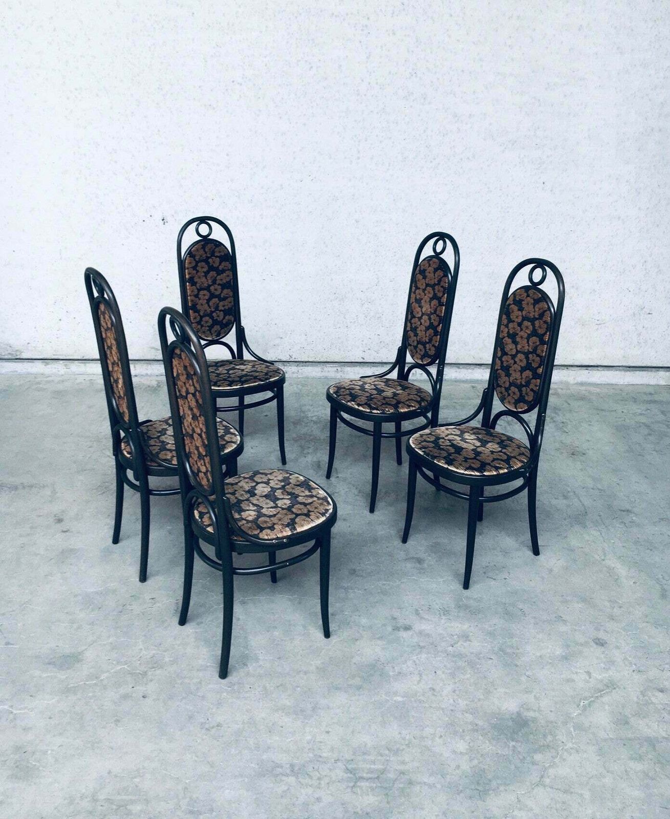Furniture Thonet 79 Model 207r "Long John" Dining Chairs, 1979 photo