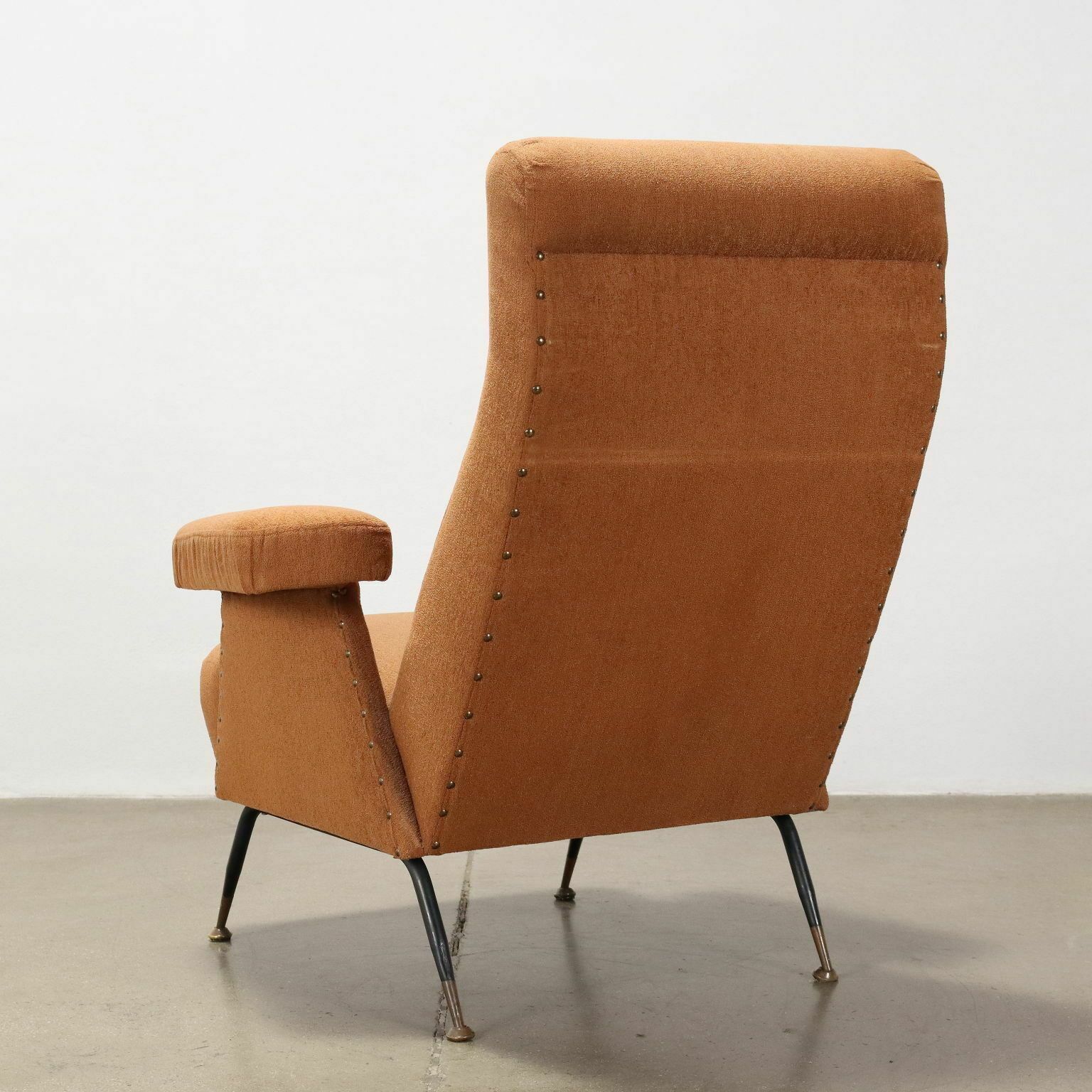 Armchair Fabric Italy 1950s 1960s photo vintage