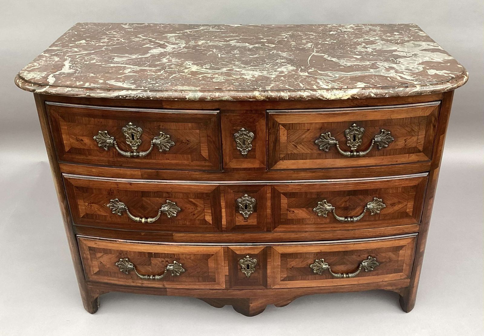 Impressive C18th Louis XV Kingwood Bow Fronted Commode photo 6050.0