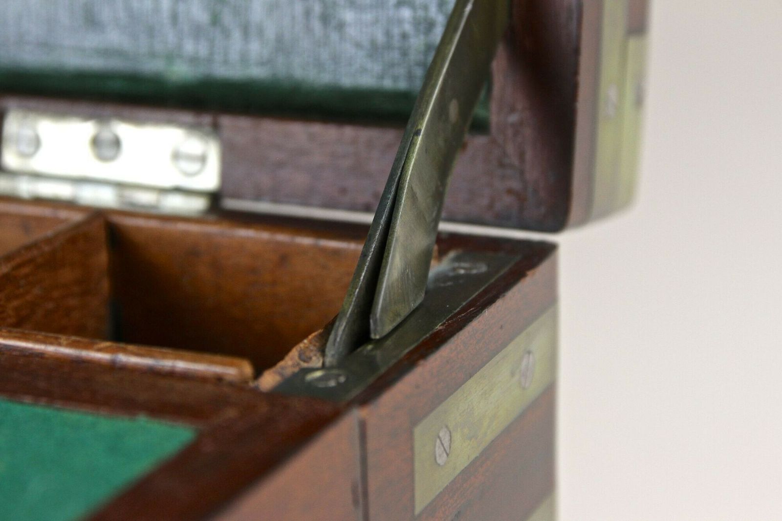 photo buy 19th Century Victorian Writing Slope/ Travel Desk, Brass Bound, Uk Ca. 1815