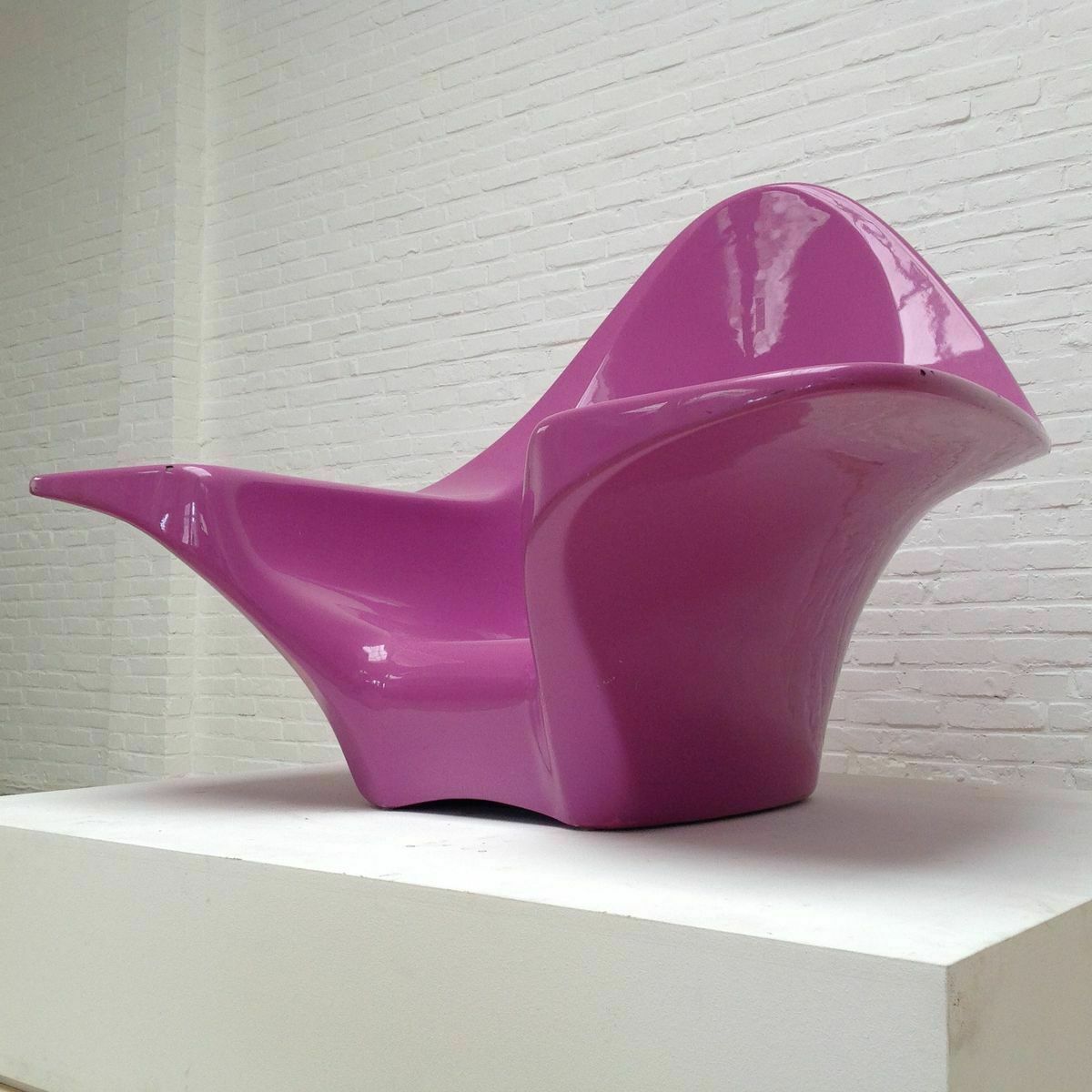 Large Pop Art Fiberglass Lounge Chair, 1960s photo Furniture