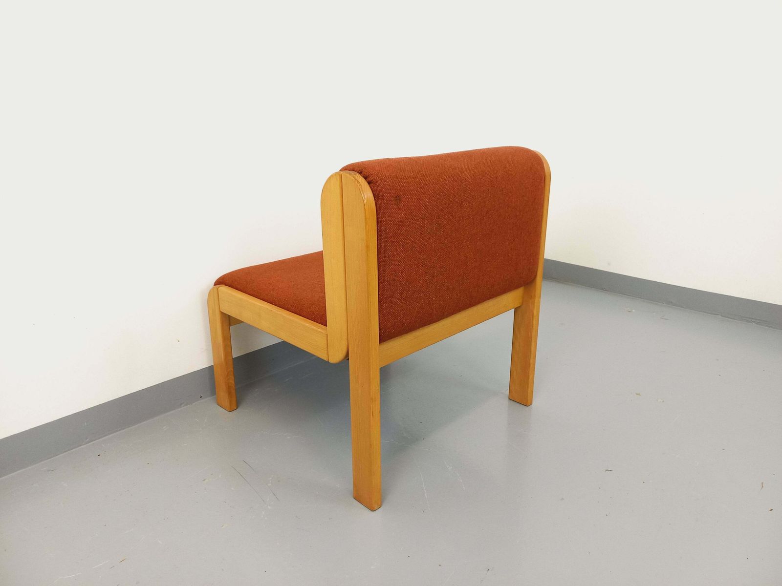 Fauteuil de cheminée Fröscher en bois et tissu photo Mobilier