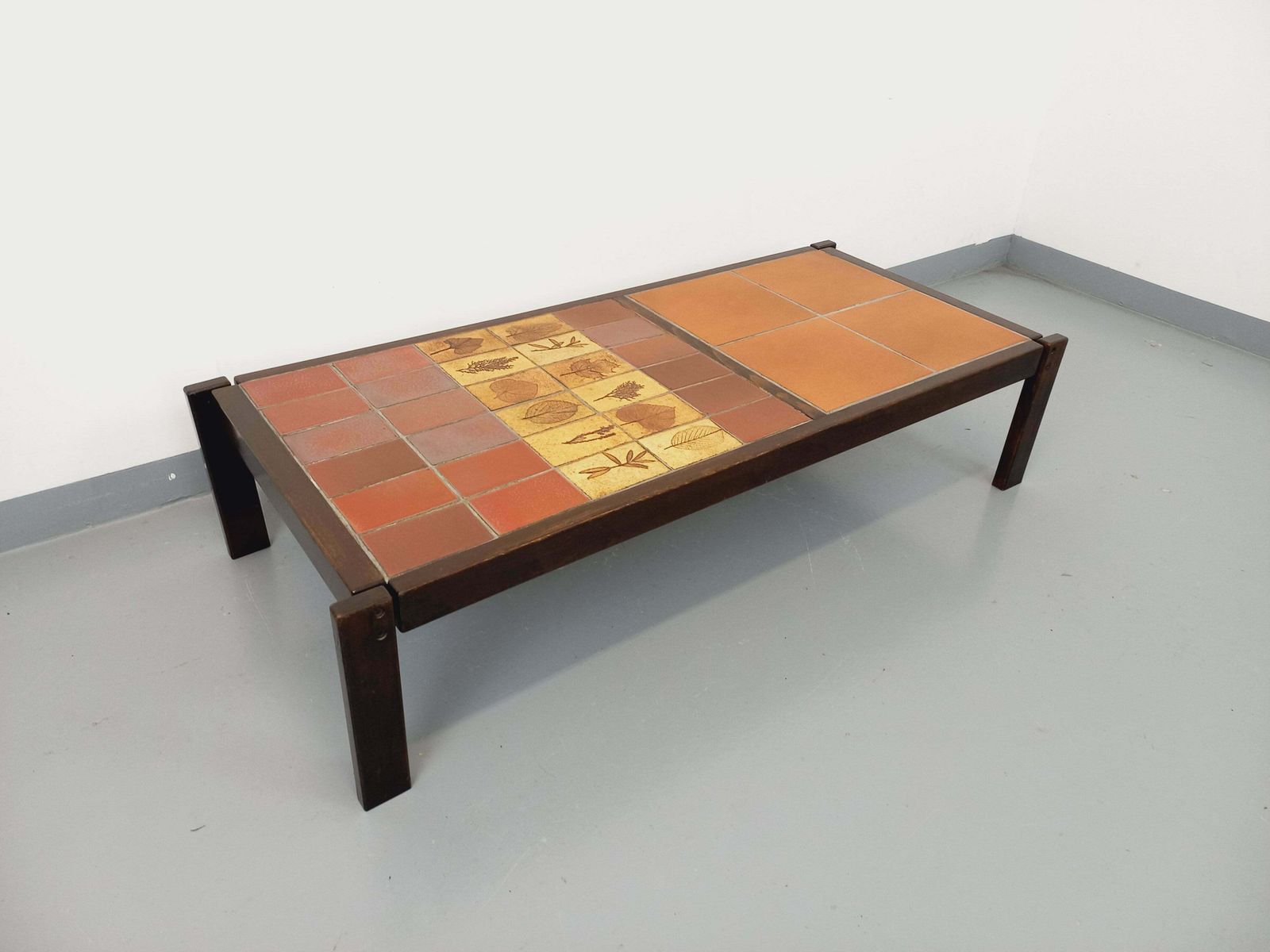 Roger Capron Rectangular Ceramic Coffee Table photo for sale