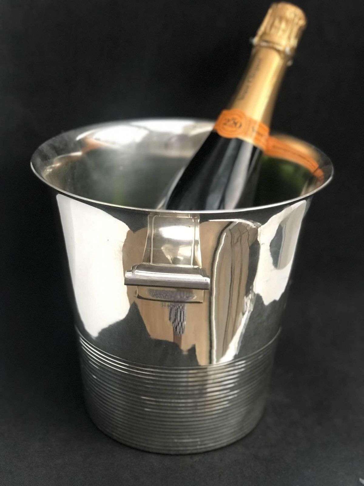 Art Deco Champagne Bucket Silver Plated Dees 1930s Bar Cart Decor Christmas Table Wine Chiller Cooler Gift For Wedding Gift Man Cave photo buy