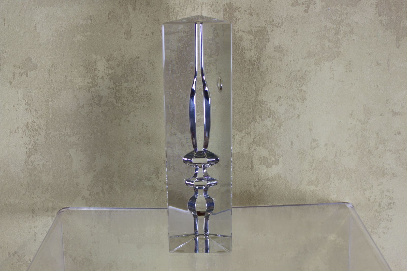 Baccarat Glass Encounter By Robert Rigot 26cms photo 430.0