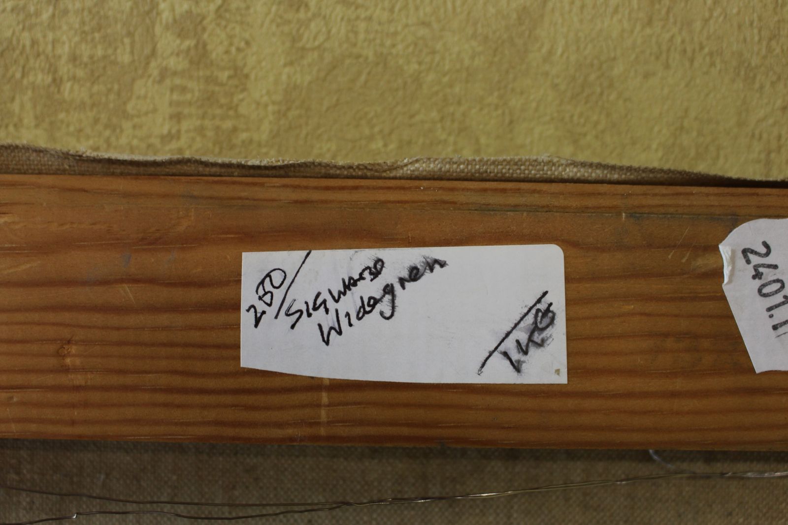Sigward ” Sigge” Widegran Oil Painting Wheelbarrows photo 320.0