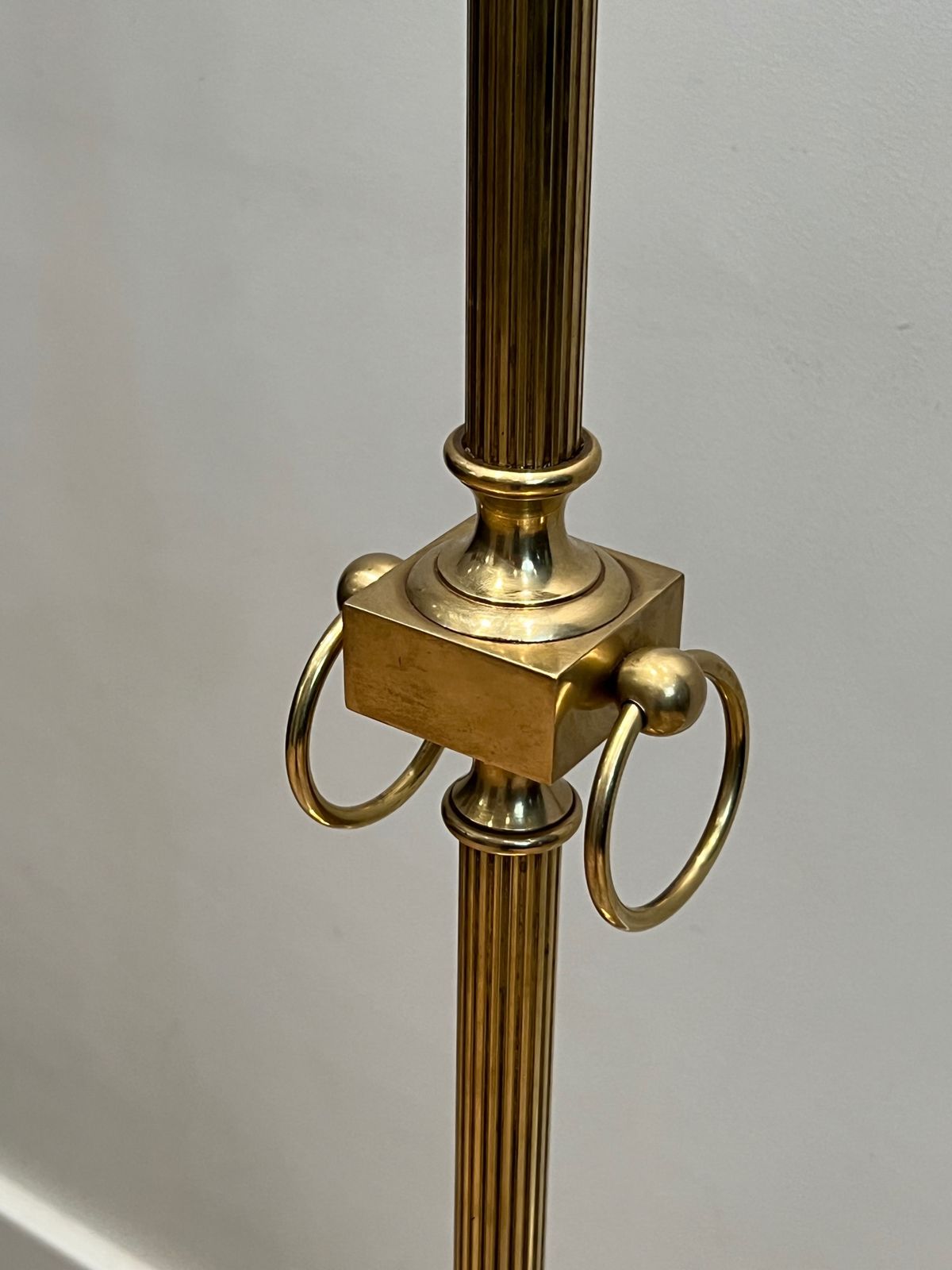 photo vinterior Neoclassical Style Brass Floor Lamp In The Style Of Maison Jansen