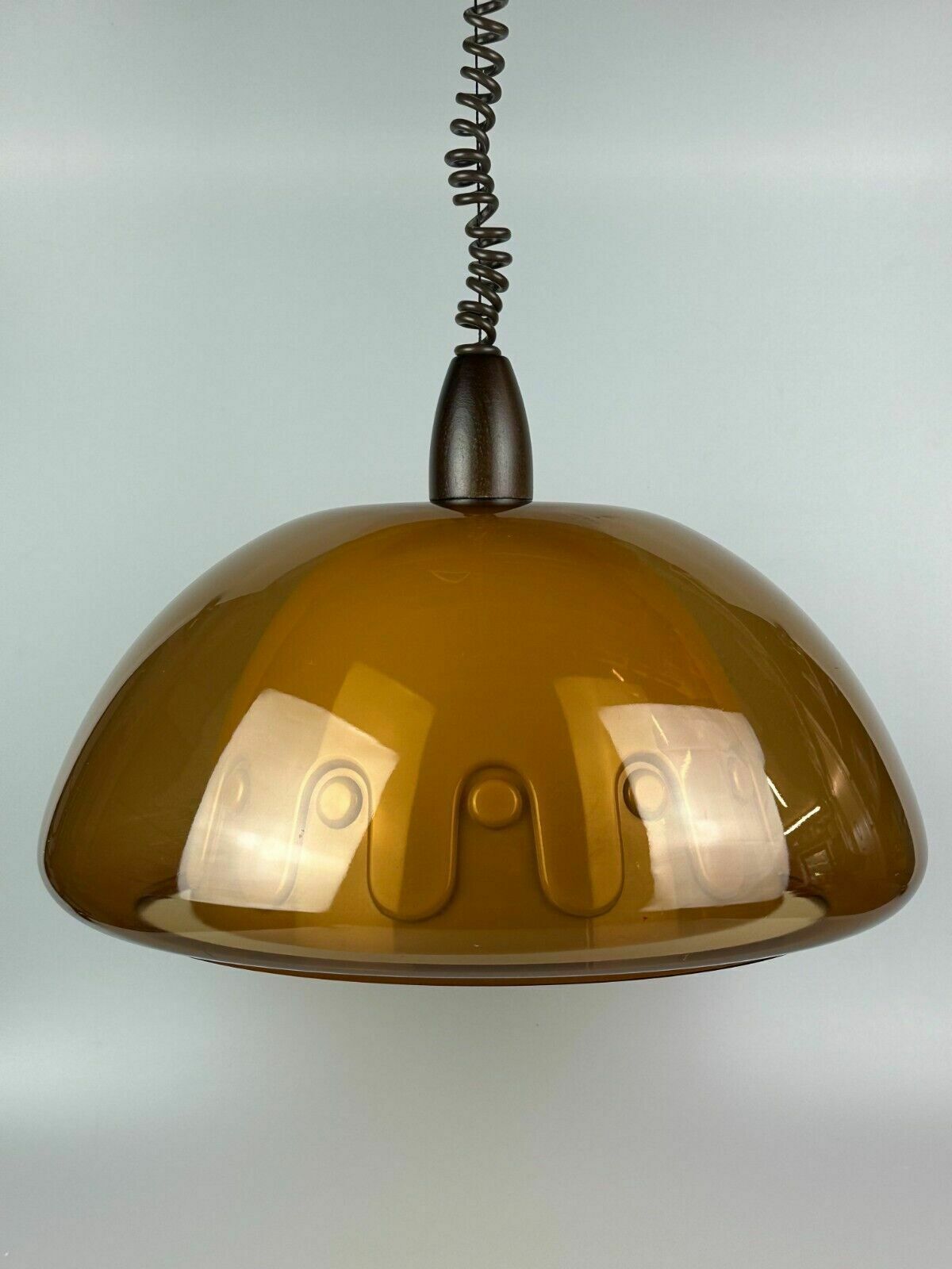 60s 70s Ceiling Lamp Hanging Lamp Acrylic Plastic Metal Space Age Design photo furniture
