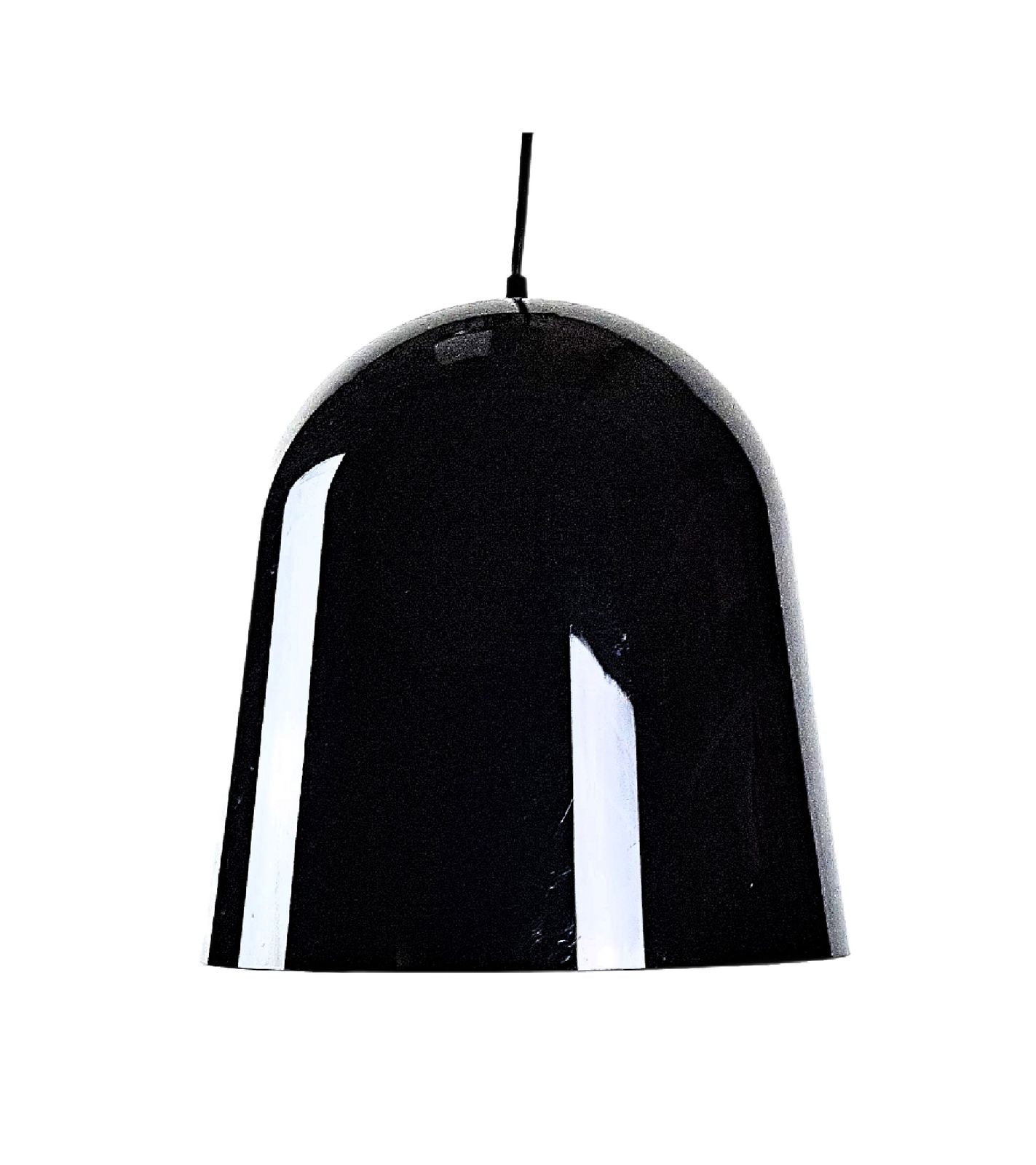 Flos Italy Pendant Light "Can Can" Model Designed By Marcel Wanders Black Polycarbonate Italy Late 20c photo Lighting