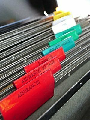 photo furniture Document Boxes In Coloured Metal Sheet, Set Of 3
