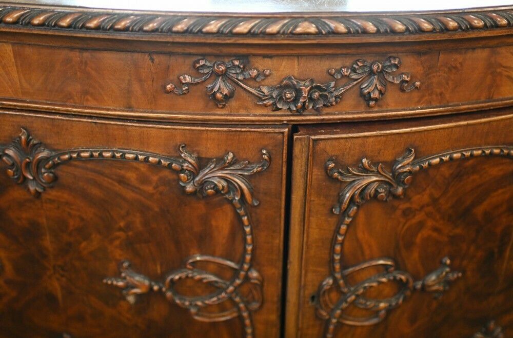 Chippendale Side Cabinet Mahogany Ball And Claw Feet photo for sale