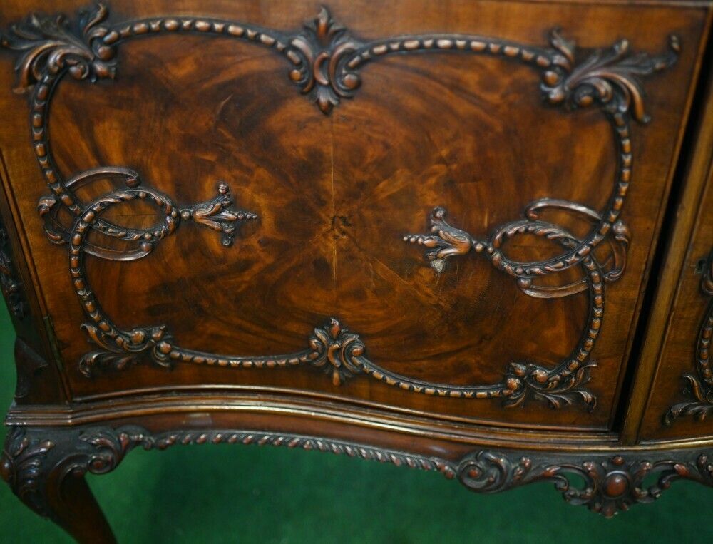 Chippendale Side Cabinet Mahogany Ball And Claw Feet photo 1695.0