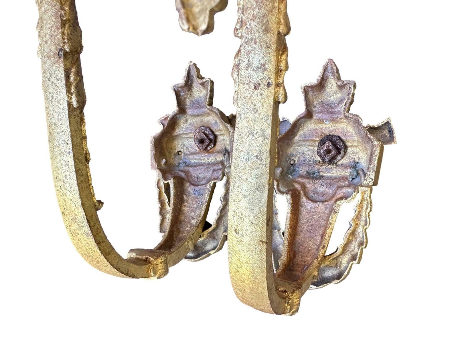 photo for sale Antique French Louis XVI Style Pair Of Ormolu Bronze Curtain Drapery Tiebacks Holdbacks 19th