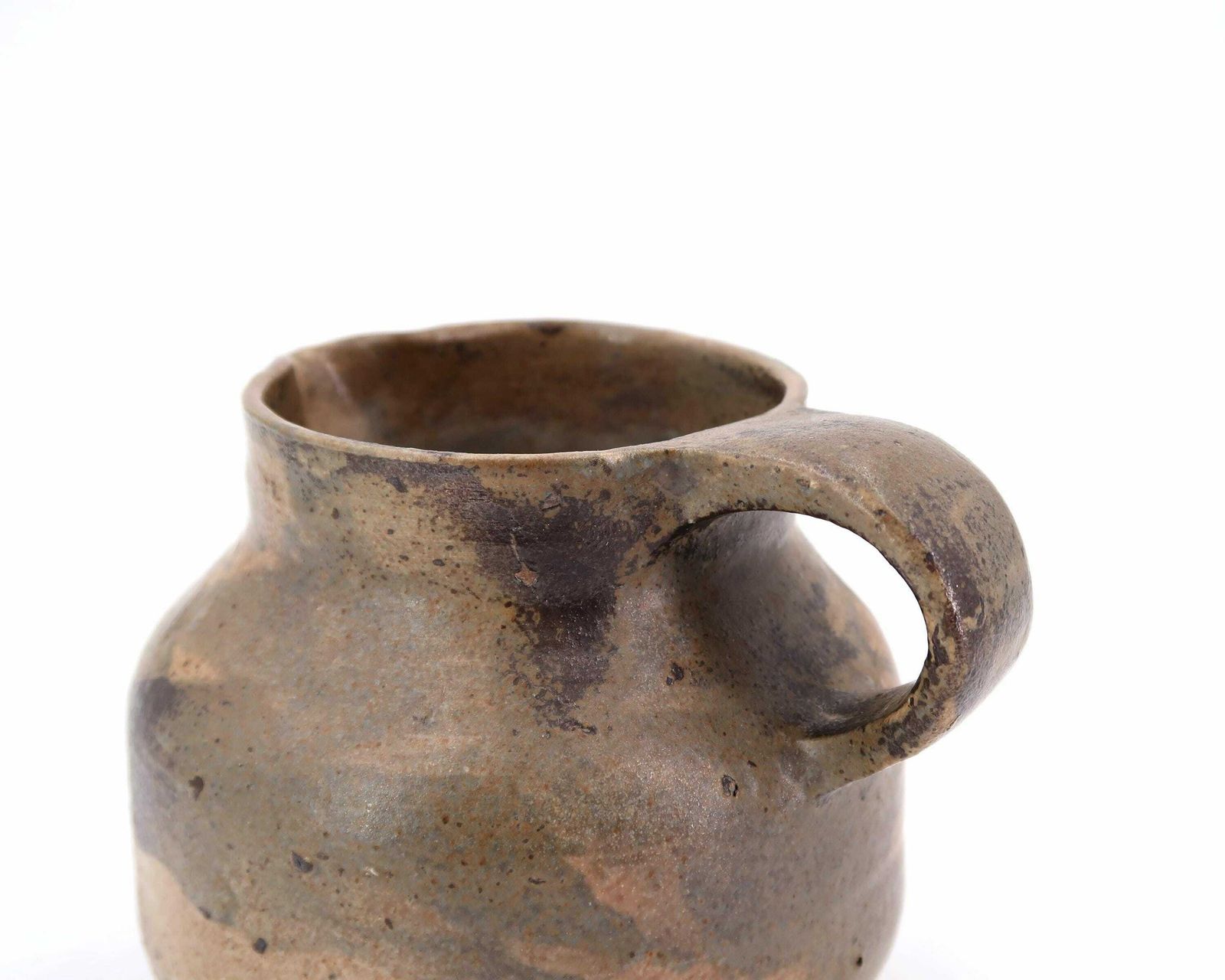 French Stoneware Ceramic Pitcher By Alain Gaudebert, 1960s / Brown, Art, Style Deblander Joulia Lerat photo Home Decor