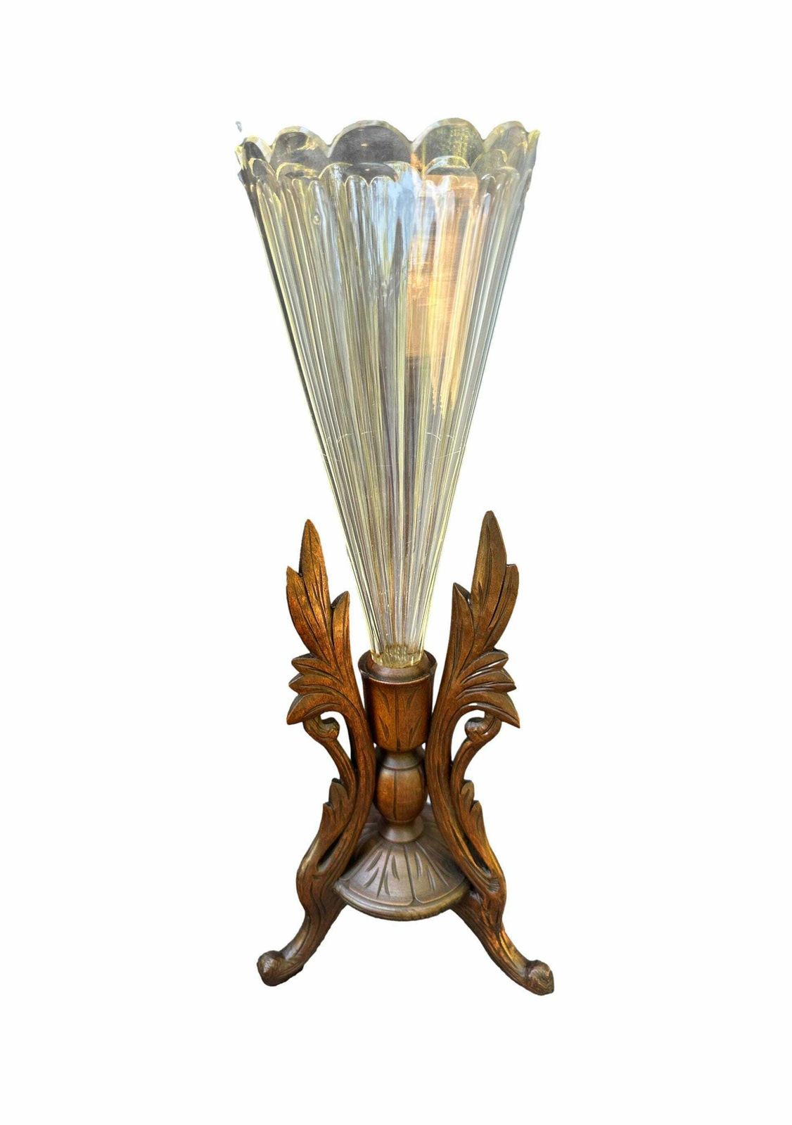 French Antique Pair Of Black Forest Crystal Vases 19th, French Decoration photo for sale