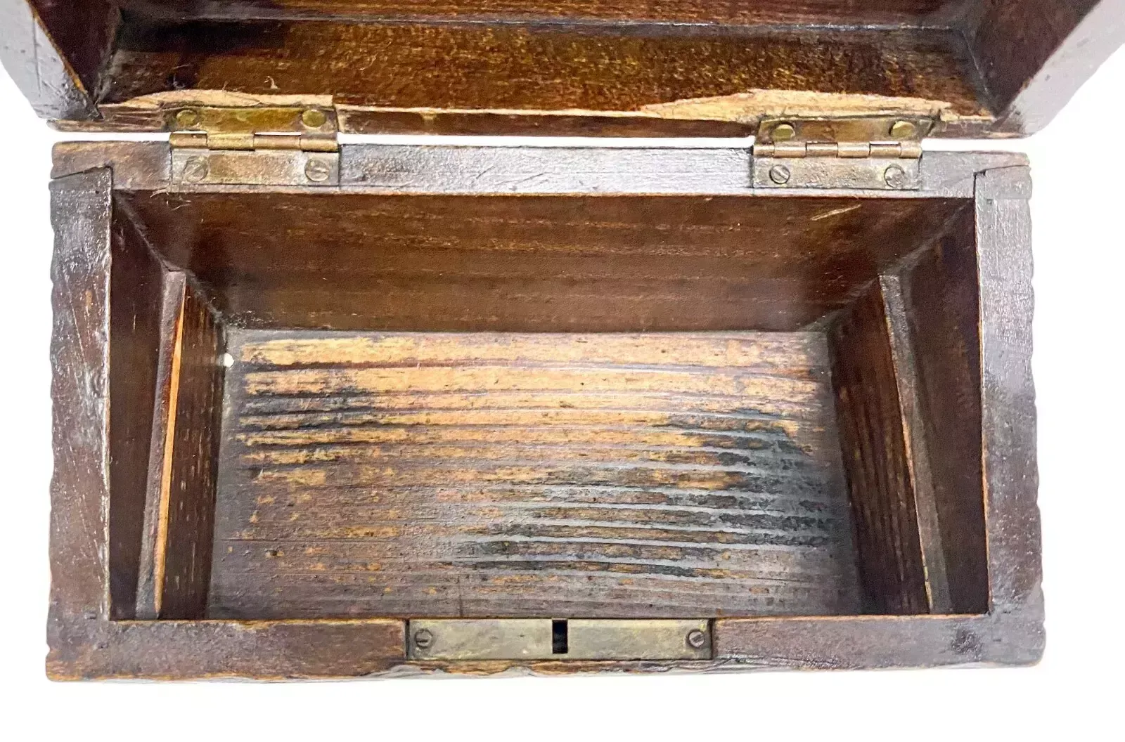 photo for sale Antique 1890's German Gothic Revival Black Forest Domed Casket Jewellery Box