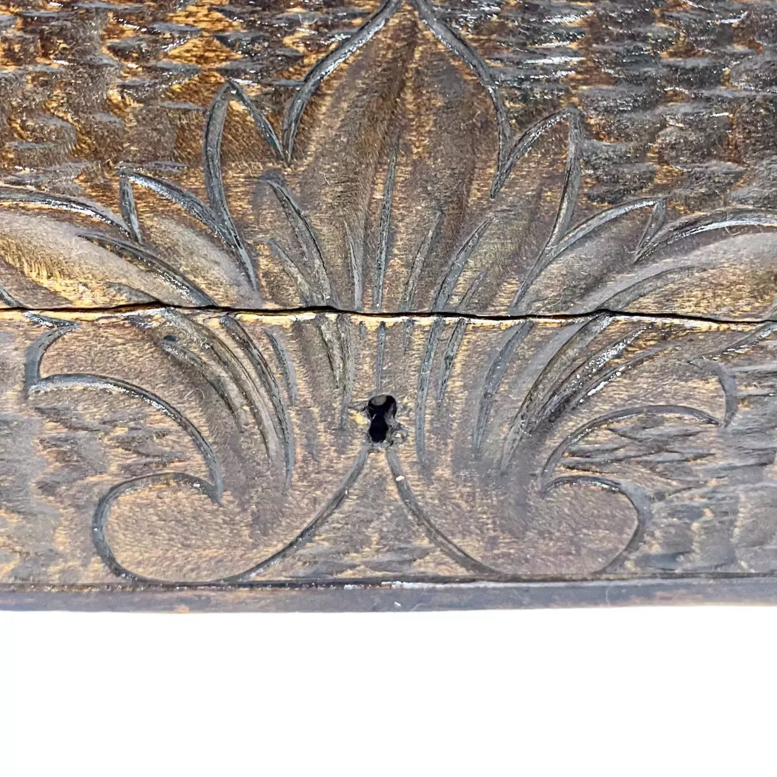 photo buy Antique 1890's German Gothic Revival Black Forest Domed Casket Jewellery Box