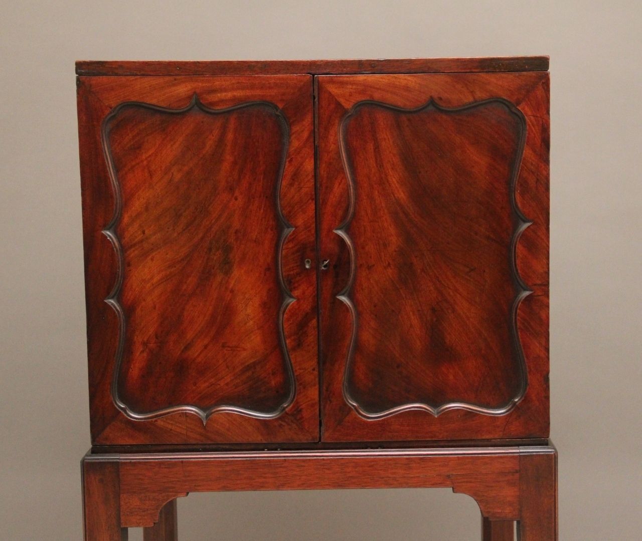 Early 19th Century Mahogany Cabinet On Stand photo Furniture