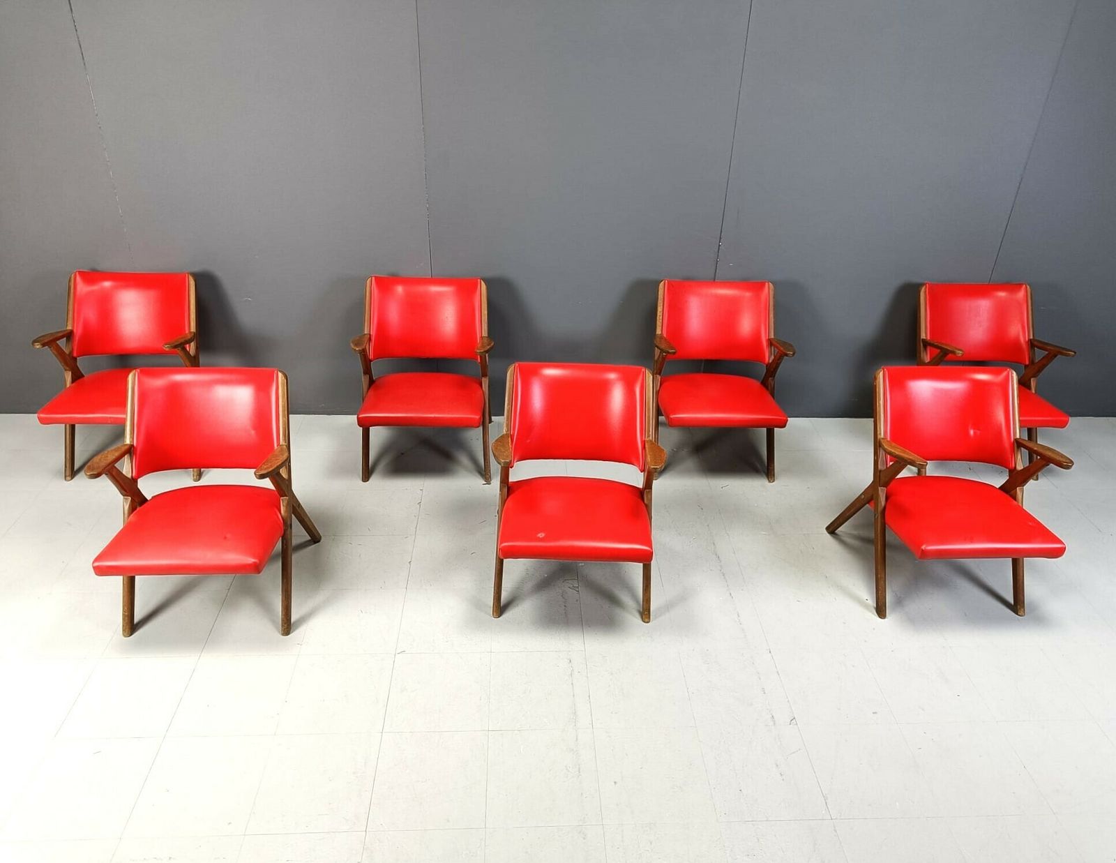 995.0 Mid Century Armchairs By Dal Vera, 1960s   Set Of 2 photo