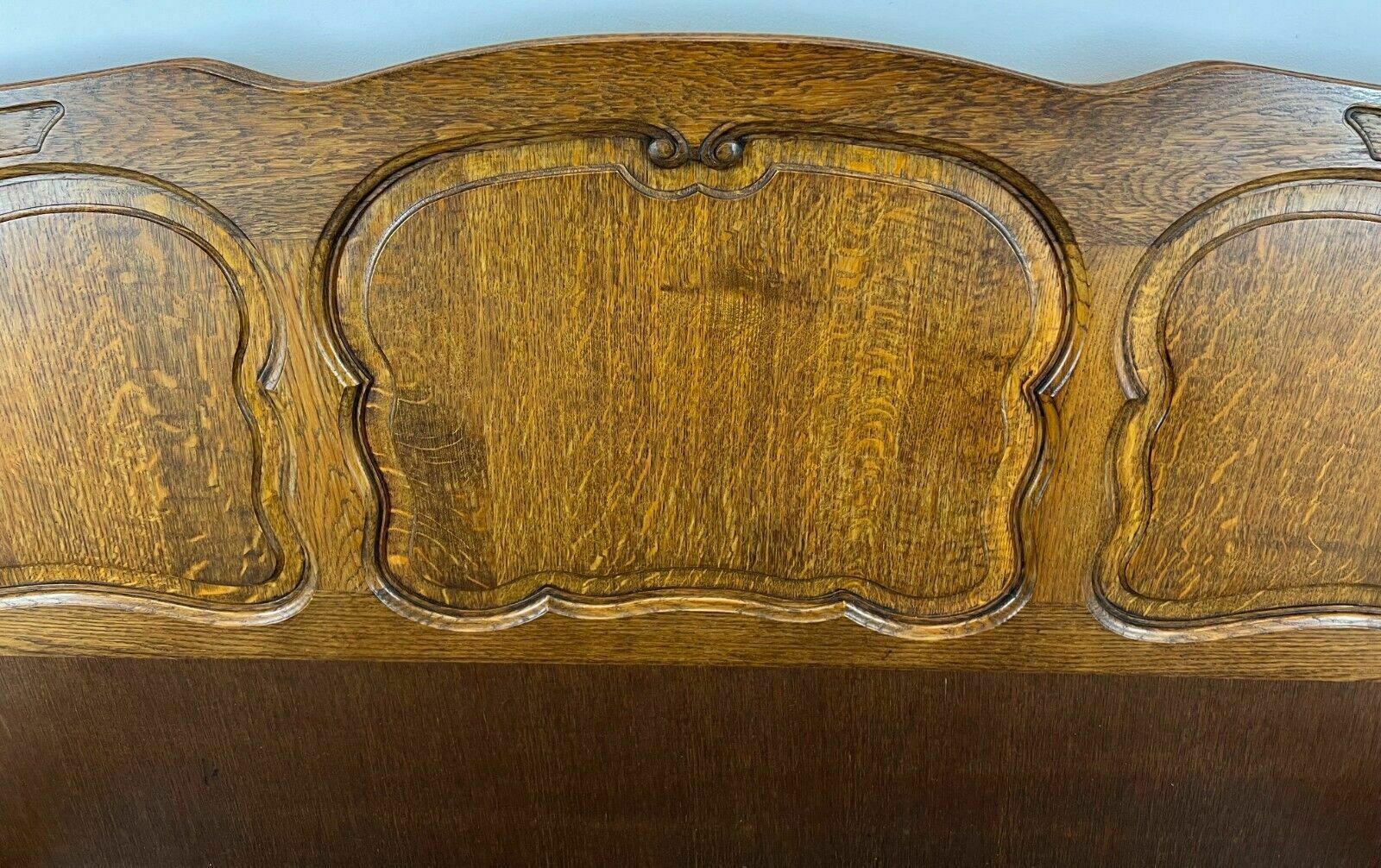 Louis XV Style Vintage French Oak Double Bed Lot 3263 photo buy