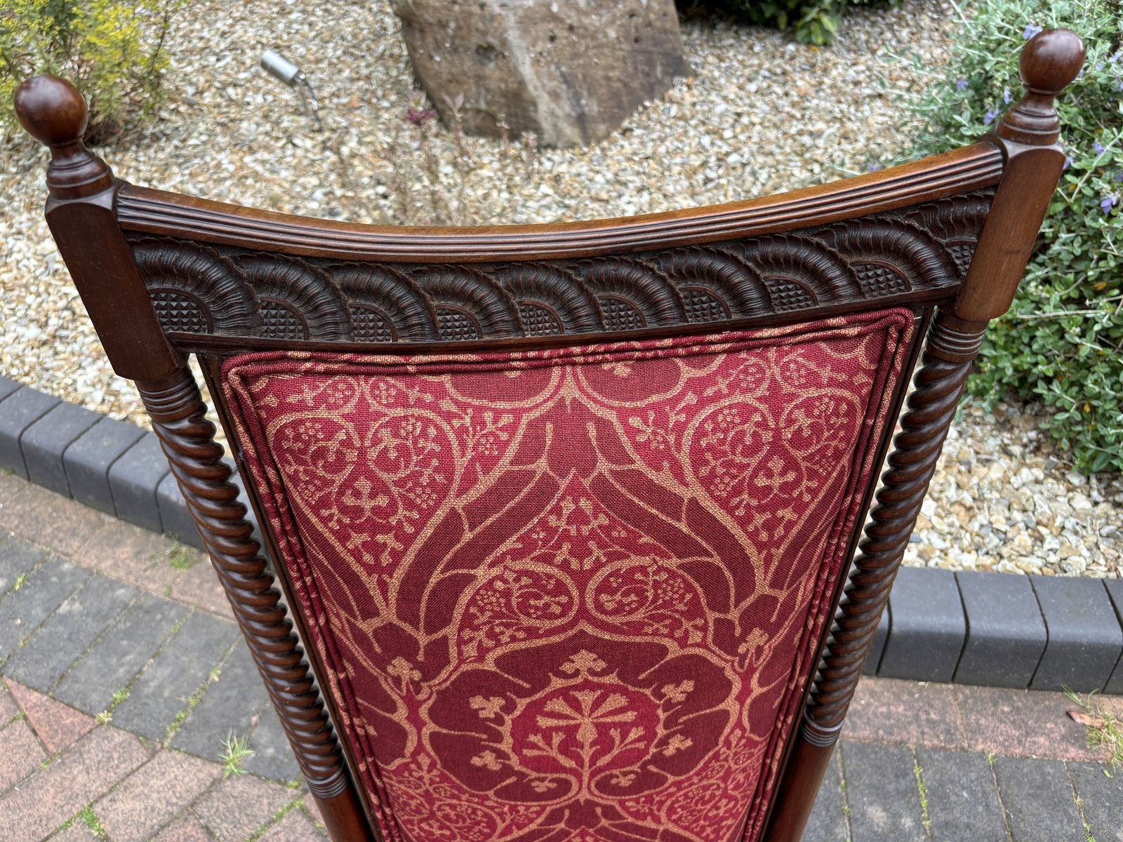 George Faulkner Armitage 'Sunflower' Chair C1880 photo buy