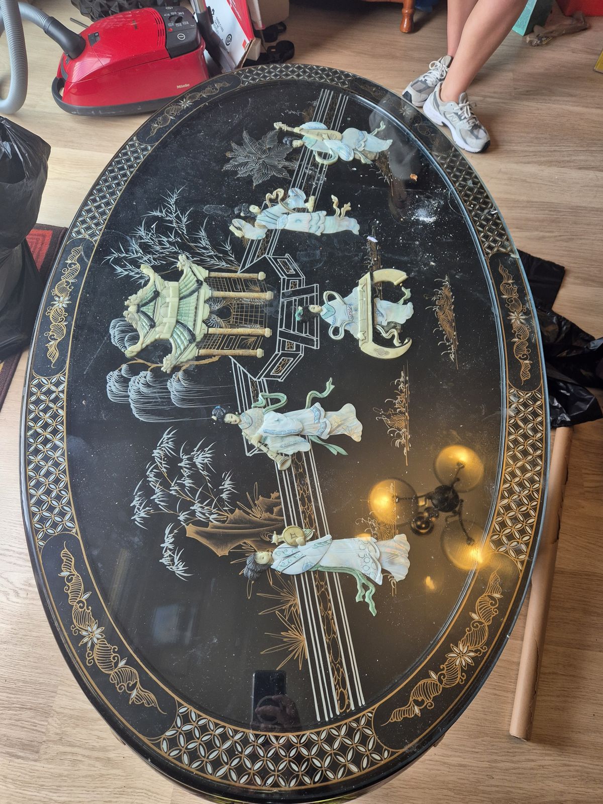 Japanese Mother Of Pearl Table