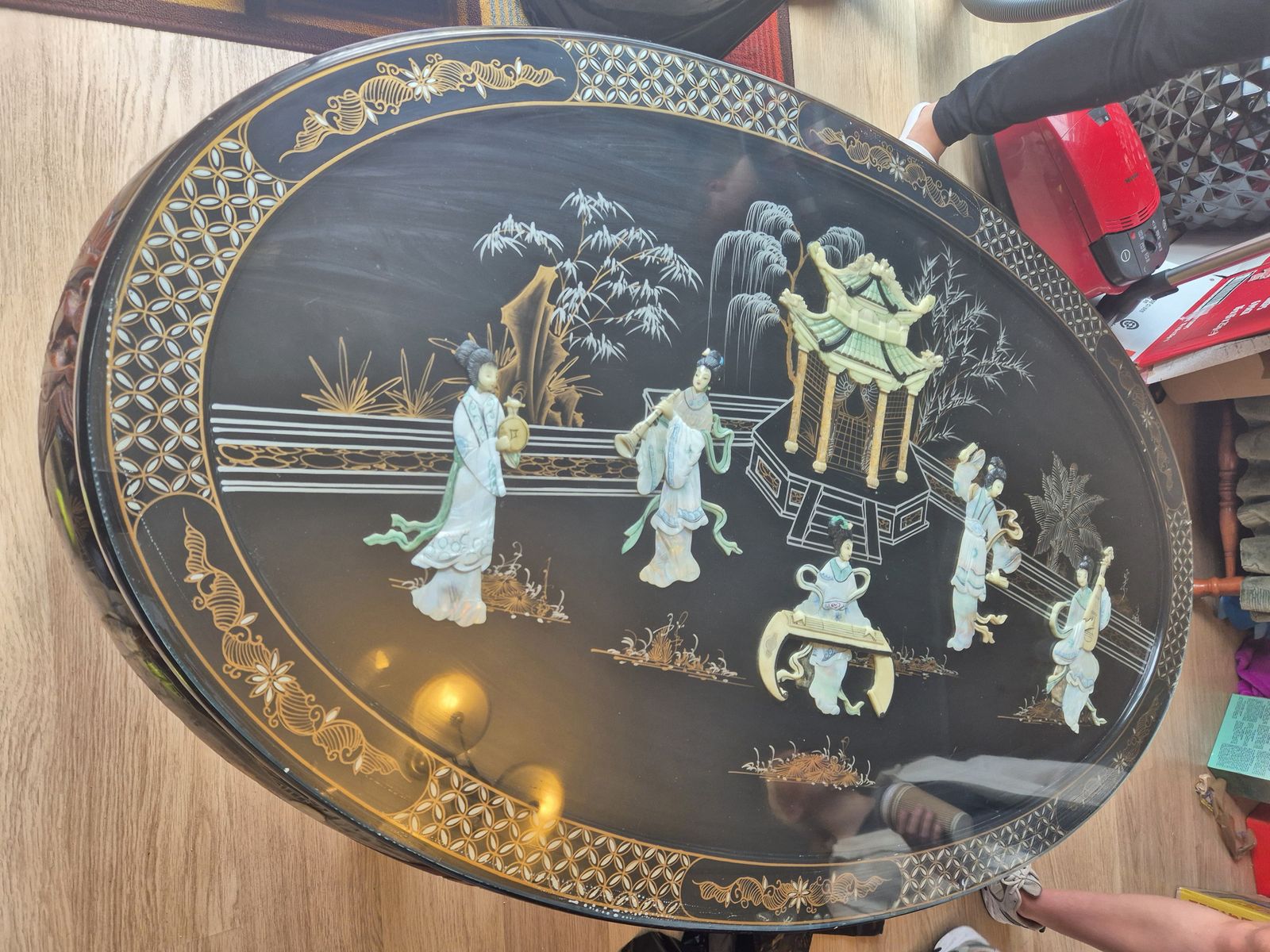 Japanese Mother Of Pearl Table photo furniture