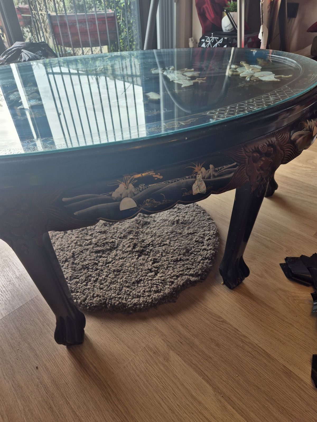 Japanese Mother Of Pearl Table photo for sale