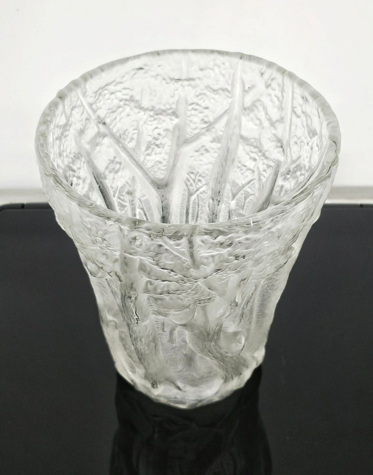 Large Art Deco "Dans La Forêt" Vase Designed By Josef Inwald For Barolac // Made In Czechoslovakia In 1930s photo vinterior
