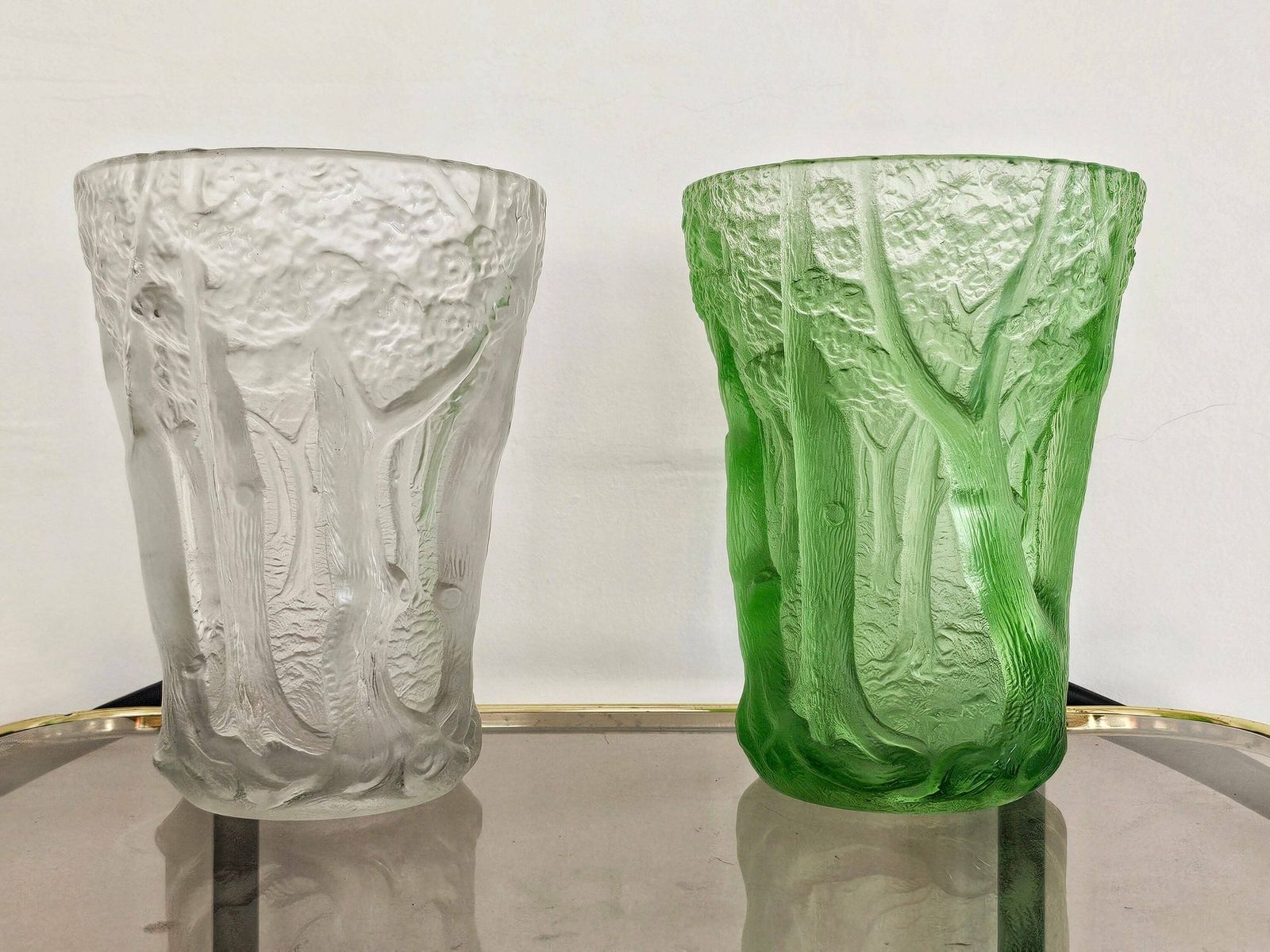 Large Art Deco "Dans La Forêt" Vase Designed By Josef Inwald For Barolac // Made In Czechoslovakia In 1930s photo buy