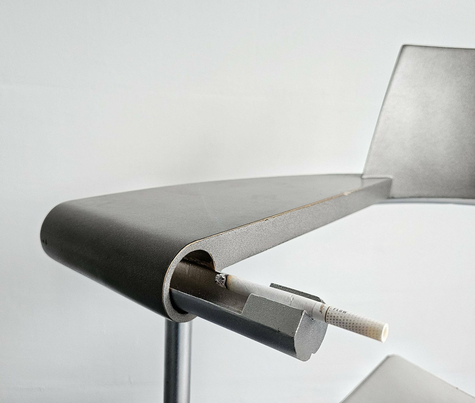 Exceptionally Rare Techno Barber Chair Designed By Philippe Starck For L'oreal // Made In France In 1989 photo 6800.0
