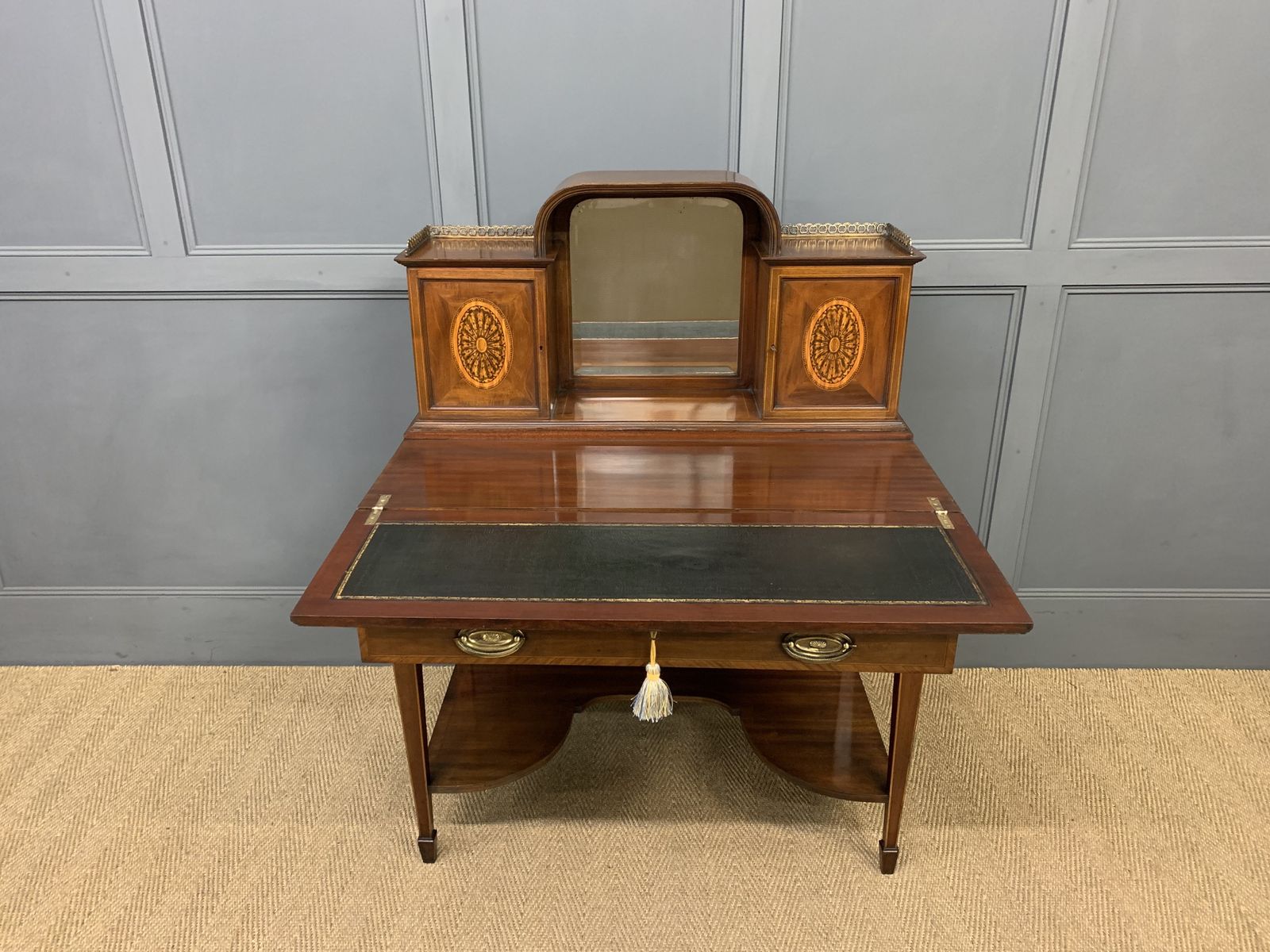 Inlaid Mahogany Bonheur Du Jour photo buy