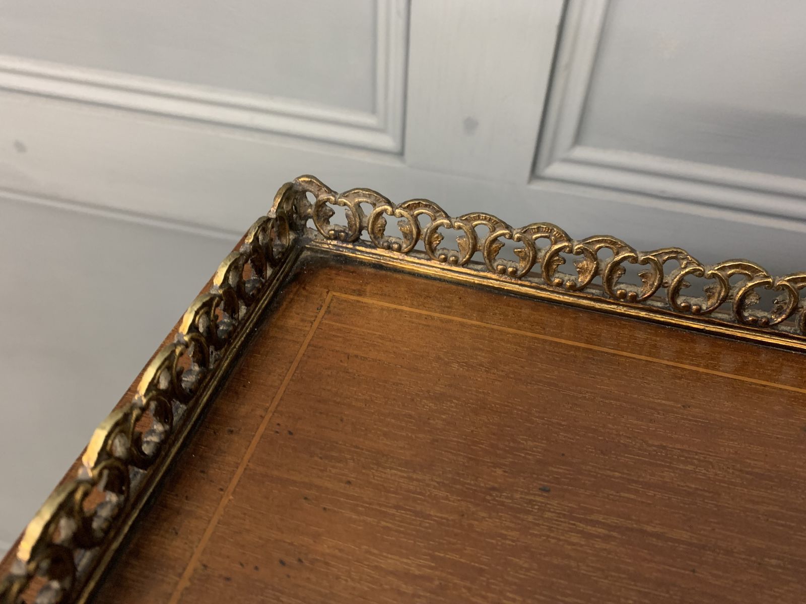 1995.0 Inlaid Mahogany Bonheur Du Jour photo