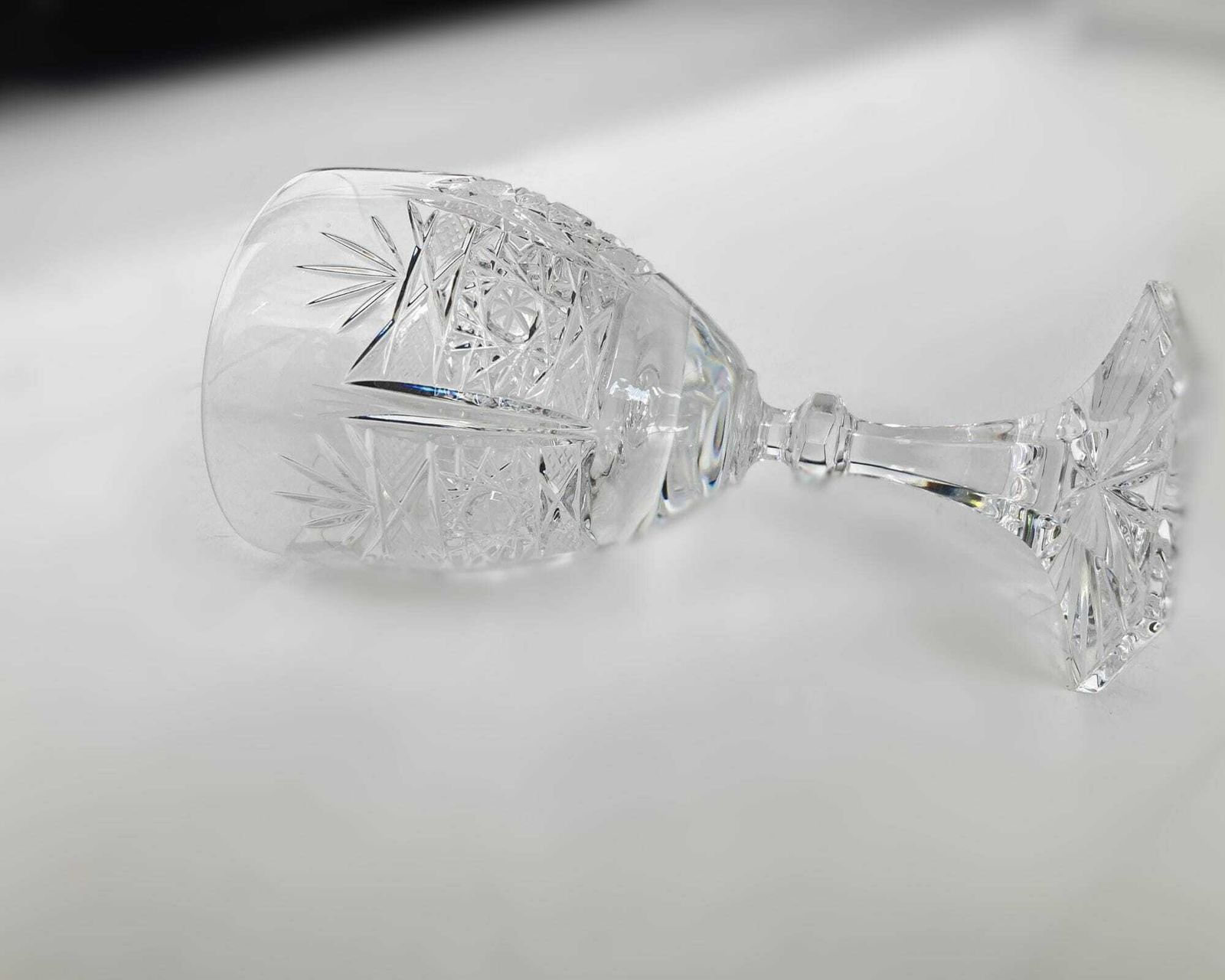 Crystal Wine Glasses | 6pcs | Bohemian Hock Glasses photo 179.0