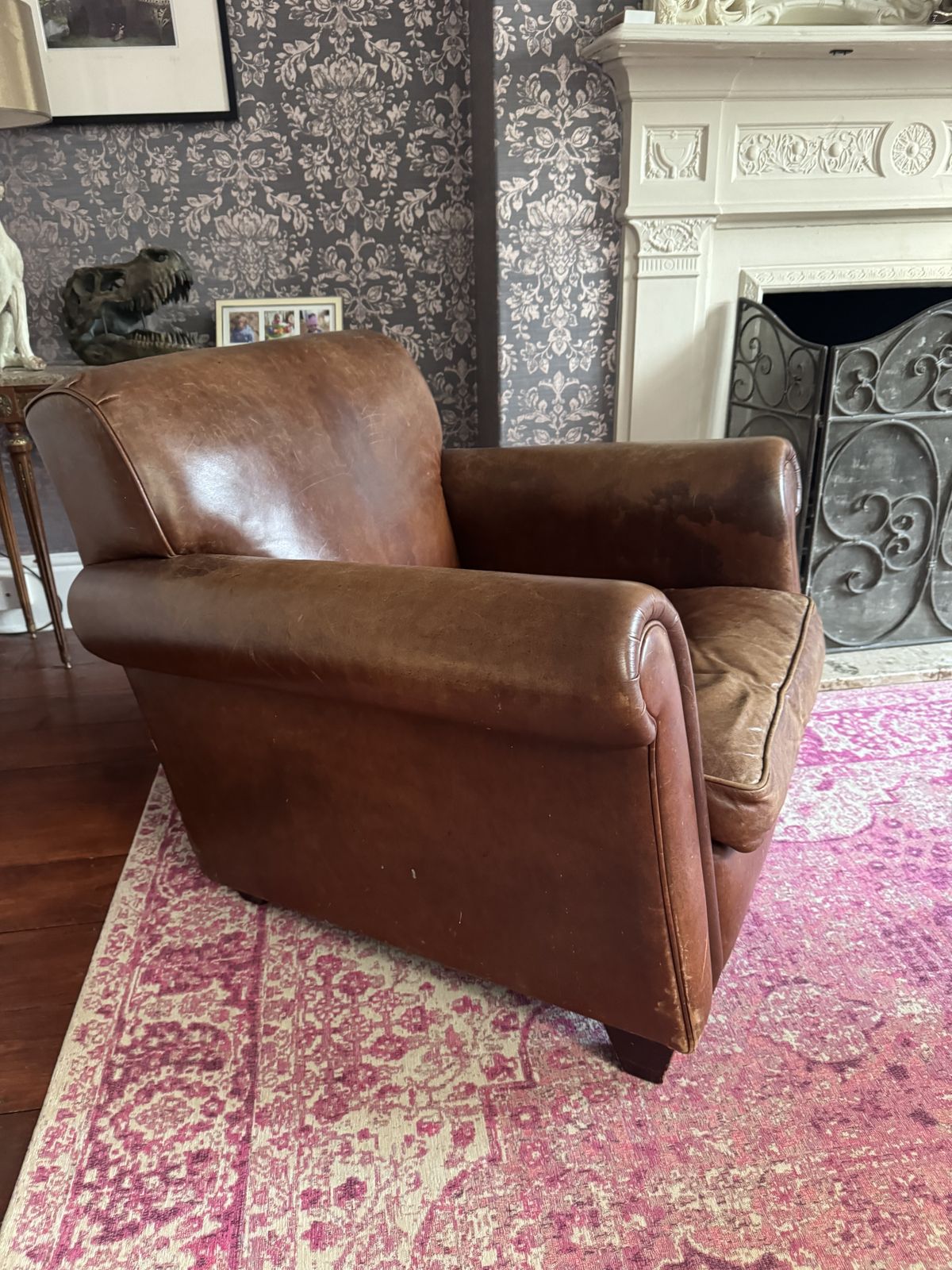Leather Club Chair photo furniture