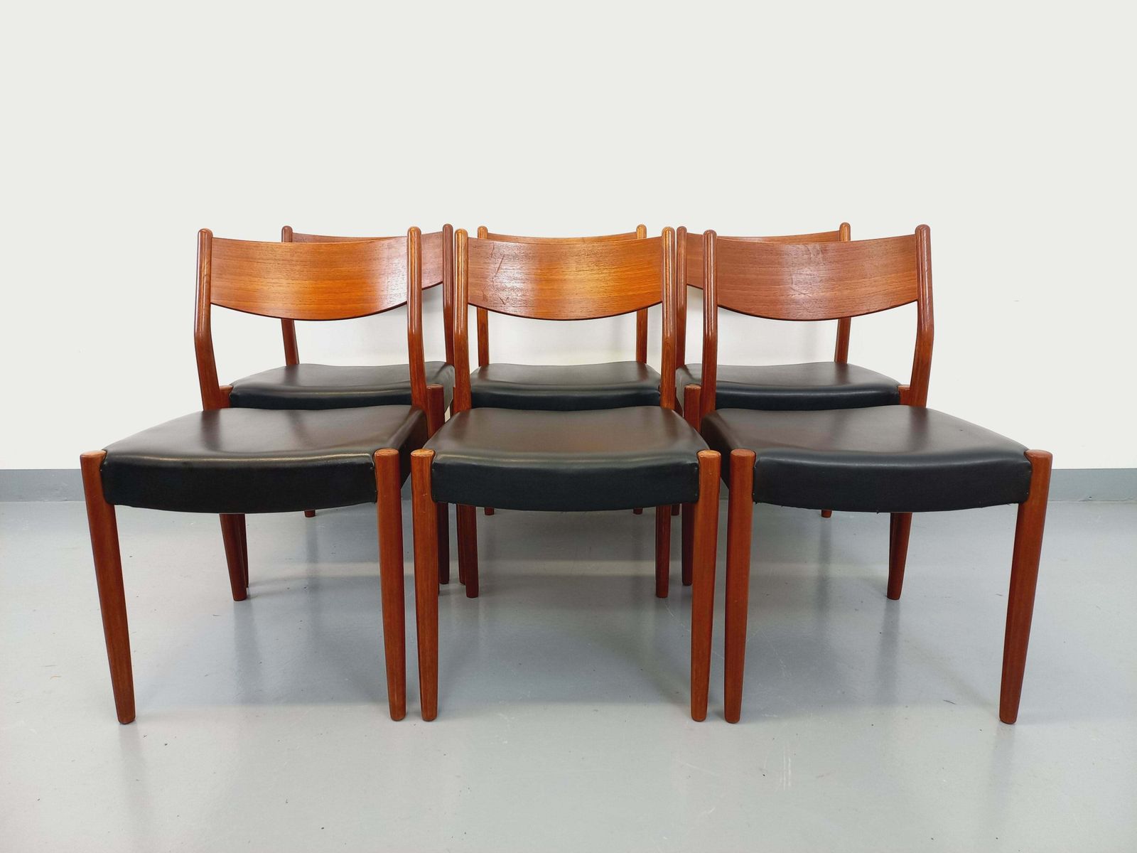 6 chaises Fristho Franeker en teck photo for sale
