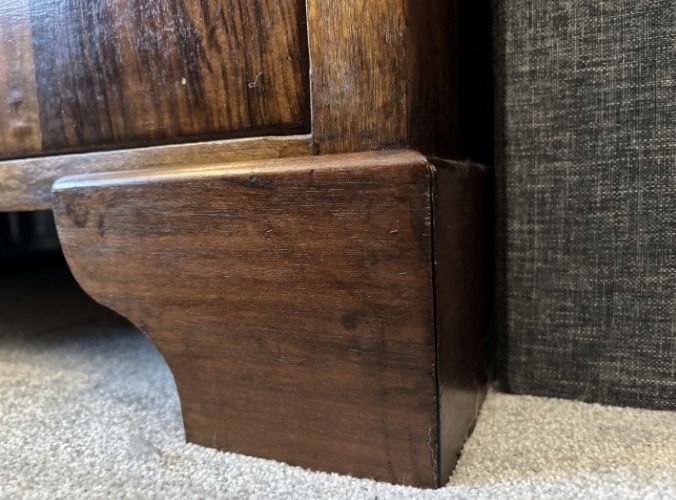 photo for sale Art Deco Chest Of Drawers   Beautiful Veneer Pattern