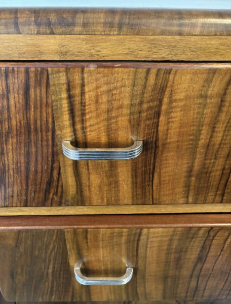 photo buy Art Deco Chest Of Drawers   Beautiful Veneer Pattern