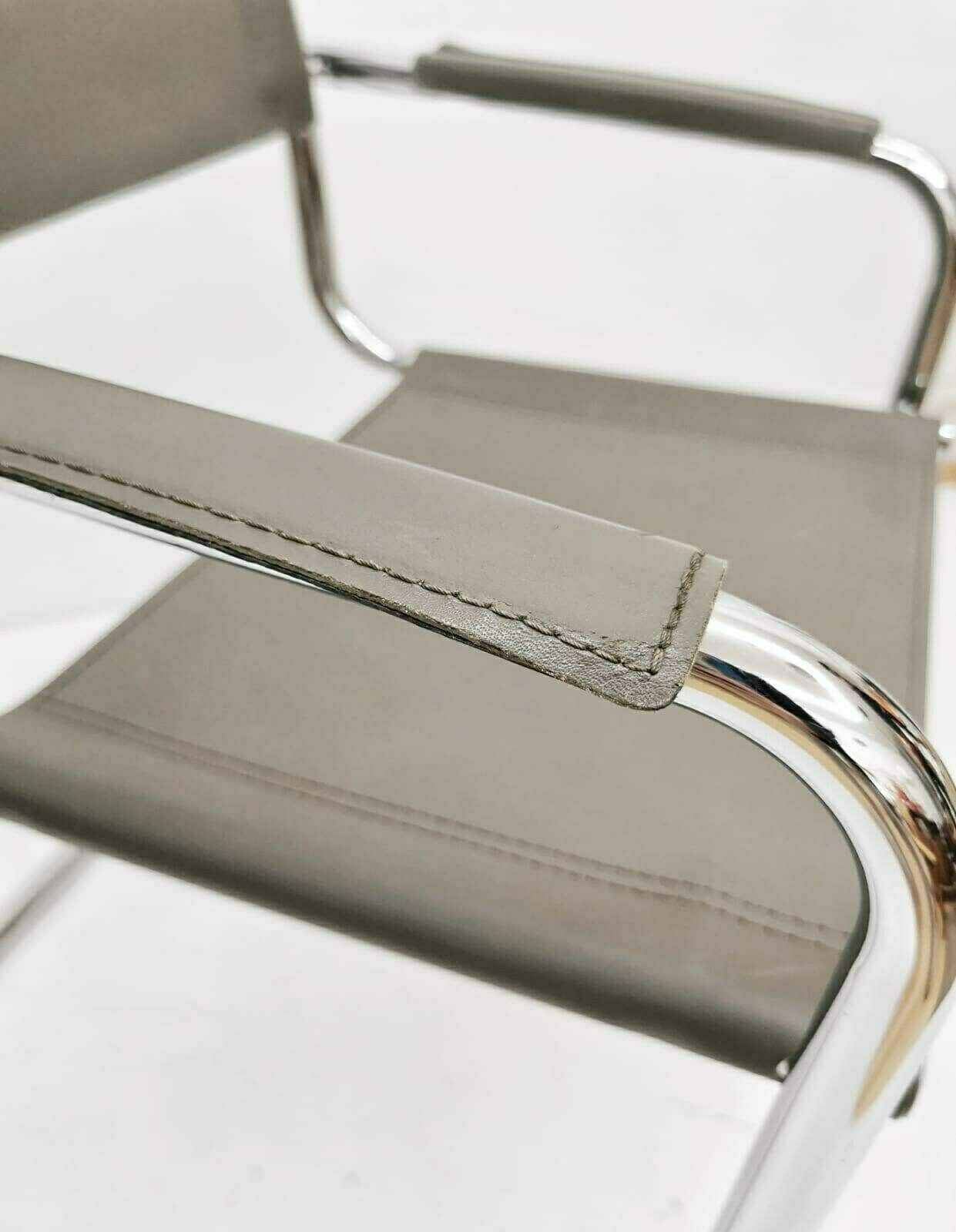 1 Of 2 Model Mg5 Centro Studi Desk Chair By Mart Stam & Marcel Breuer For Matteo Grassi, 1970s photo 485.0