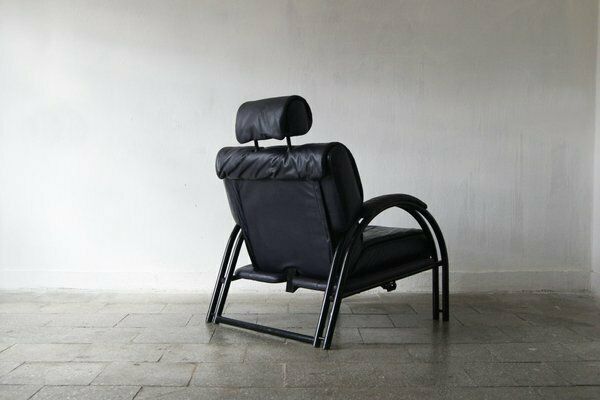 Vintage Italian Lounge Chair In Leather photo Furniture