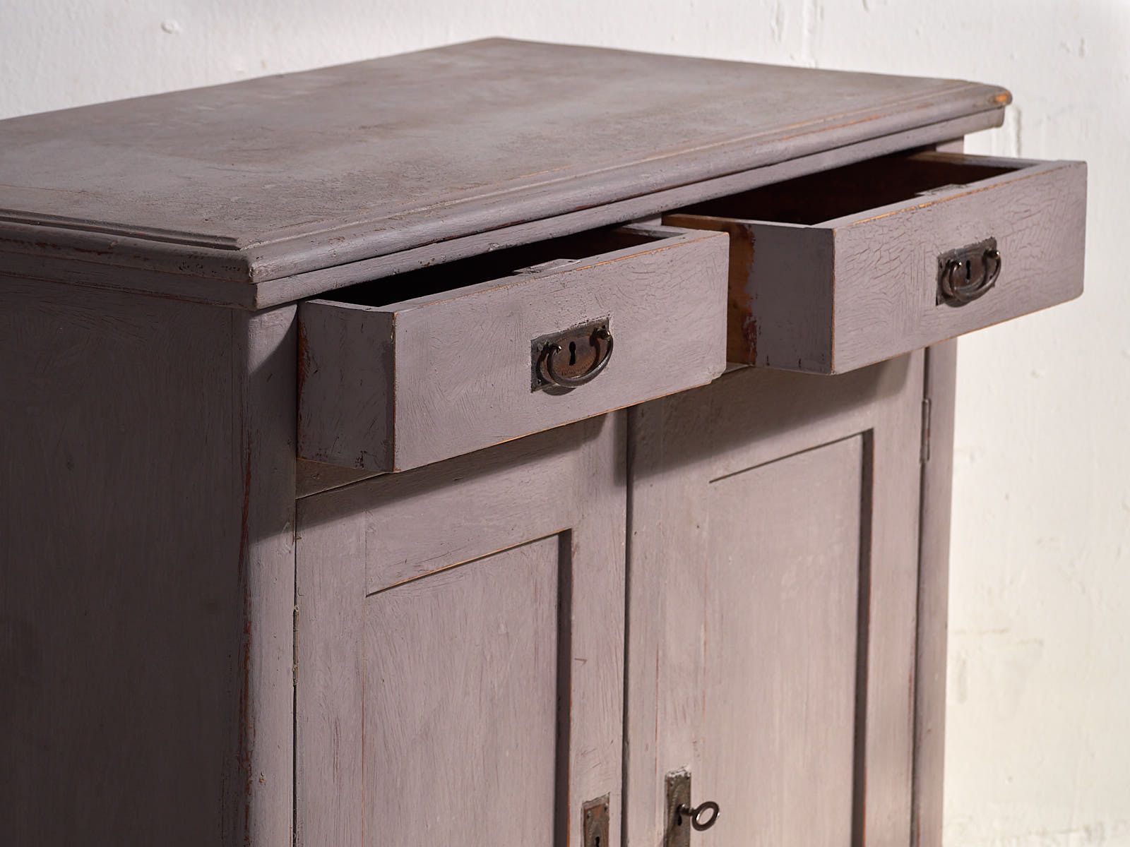 photo furniture Antique Purple Chest Of Drawers (C.1920) #19