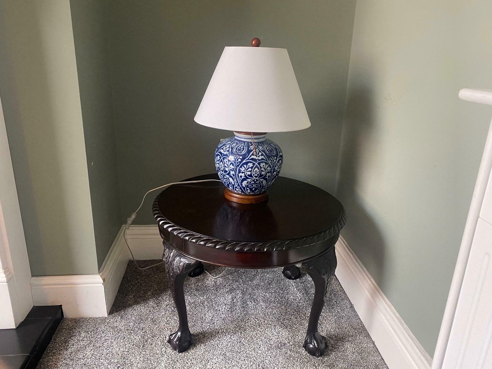 Vintage Solid Wood Mid Century Side Table / Coffee Table / Plant Stand / Pot Stand / Pedestal Table photo 95.0