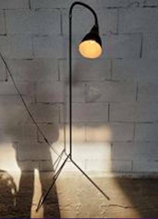 Diabolo Lamp In Black Metal, 1960diabolo Lamp In Black Metal, 1960 photo buy
