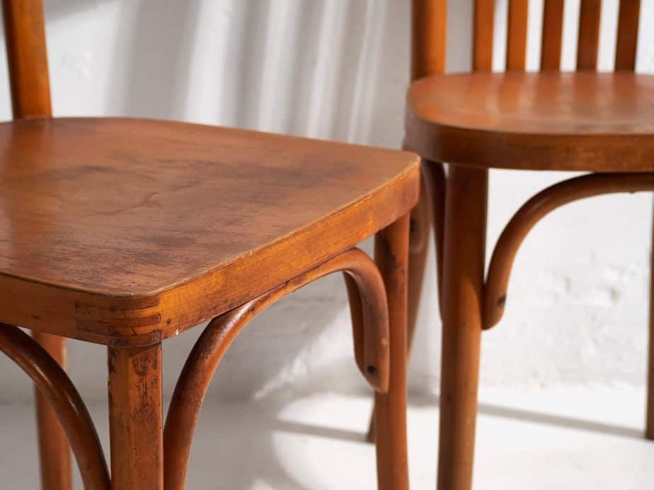 Antique Thonet Bistro Chairs (C.1900). Set Of 2 Pieces #14 photo Furniture