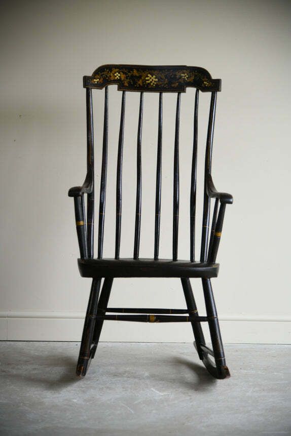Antique Nichols & Stone Style American Rocking Chair photo furniture
