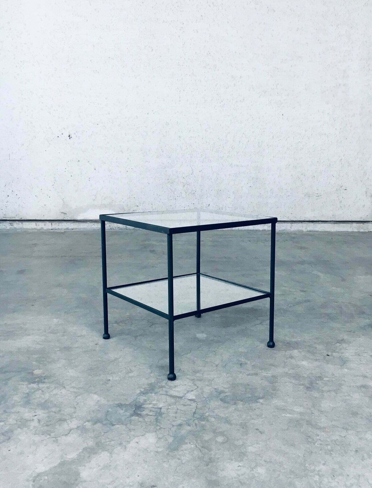 Minimalistisch Design Bijzettafel Met Twee Niveaus, België, Ca. Jaren 1960 photo furniture