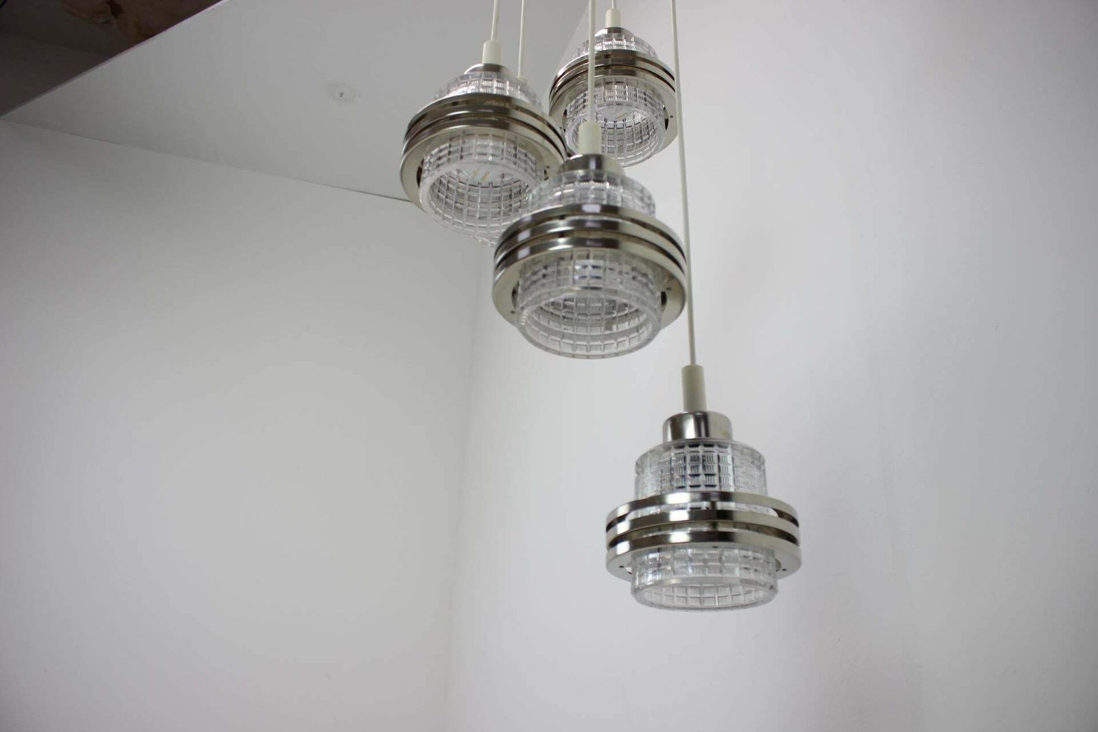 1960s Cascade Chandelier, Czechoslovakia photo 477.0
